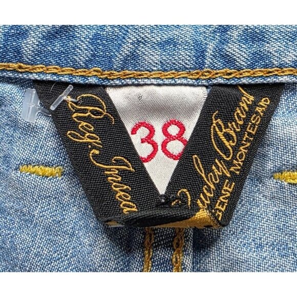 Lucky Brand Light Wash Denim Bootleg Jeans Size 38 Regular Length 100% Cotton Ma - Picture 7 of 16